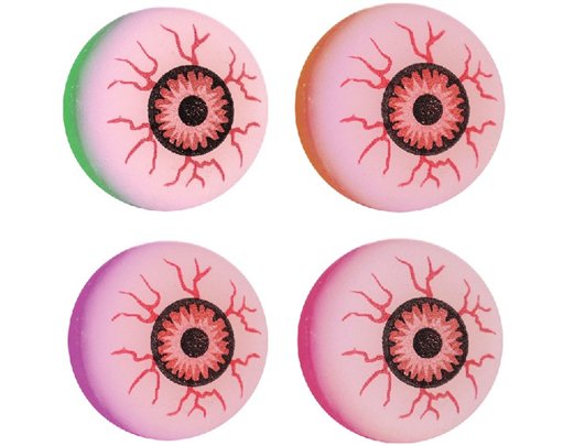 3MM EVIL EYE JET BALL  72S
