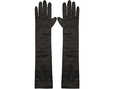 45CM ADULT LONG BLACK GLOVES