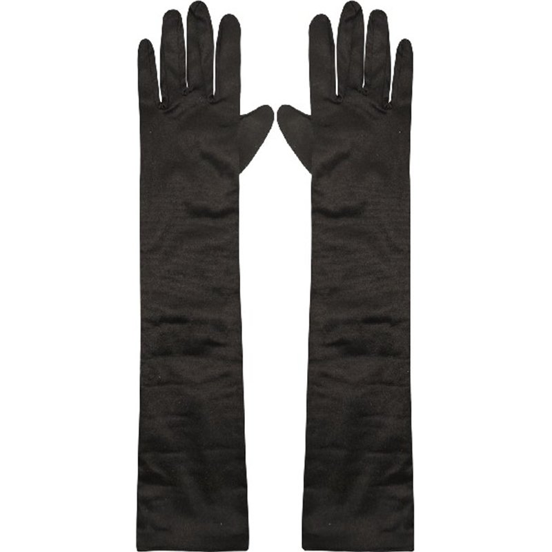 45CM ADULT LONG BLACK GLOVES