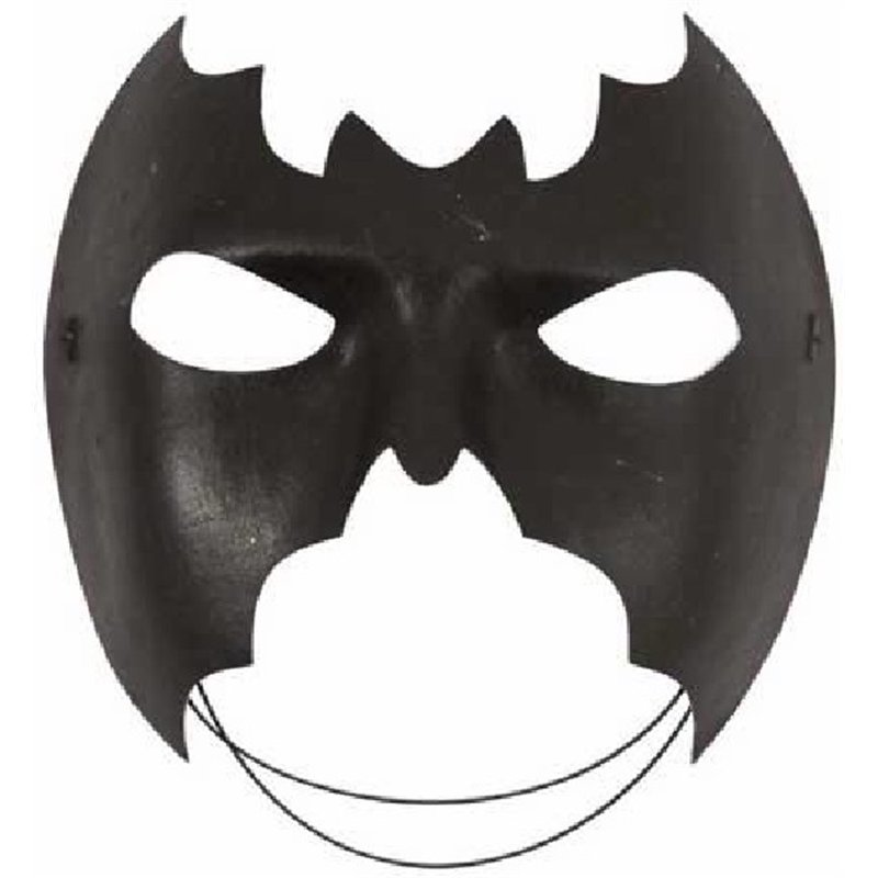 BLACK HALF BAT MASK