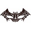 BLACK LACE BAT EYE MASK