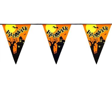 12FT PENNANTS HALLOWEEN BUNTING