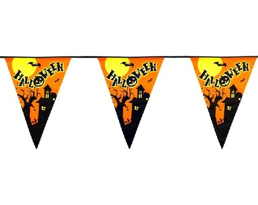 12FT PENNANTS HALLOWEEN BUNTING