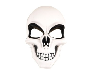 ADULT WHITE SKELETON MASK