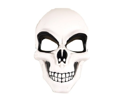 ADULT WHITE SKELETON MASK