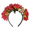 BLACK HEADBAND WITH SKULL