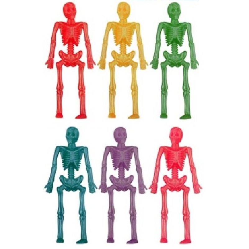 6ASST COLOURS STRETCH SKELETON  84S