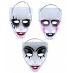 3ASST HALLOWEEN PLASTIC MASKS