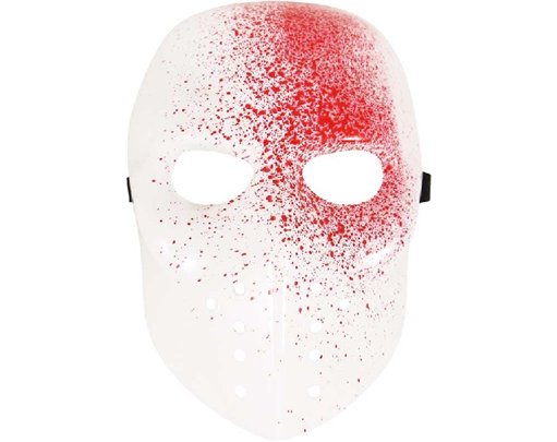ADULT BLOODED WHITE FACE MASK