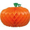 11in PUMPKIN HONEYCOMB CENTREPIECE