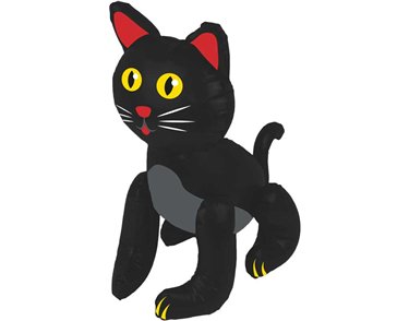 53cm INFLATABLE BLACK CAT