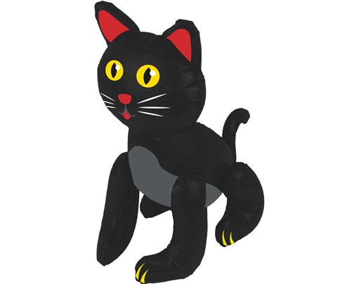53cm INFLATABLE BLACK CAT