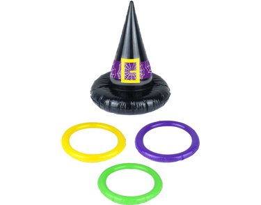 4PC INFLATABLE WITCH HAT GAME
