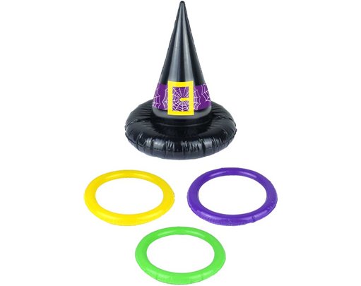4PC INFLATABLE WITCH HAT GAME