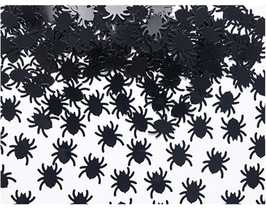 15g BLACK CONFETTI SPIDERS