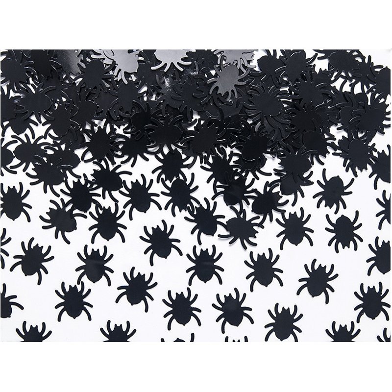 15g BLACK CONFETTI SPIDERS