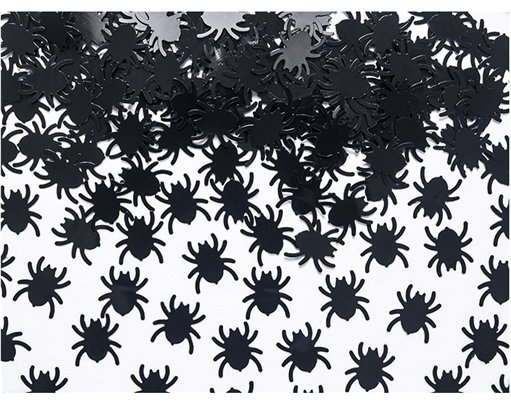 15g BLACK CONFETTI SPIDERS