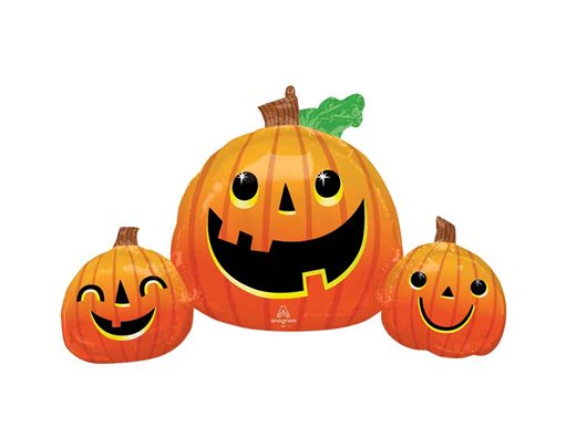 SMILEY PUMPKIN TRIO SUPERSHAPE