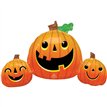 SMILEY PUMPKIN TRIO SUPERSHAPE