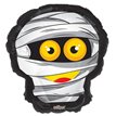 18in HALLOWEEN MUMMY HEAD  SHAPE FOIL BALLOON