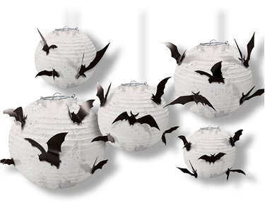 PAPER LANTERNS WITH BATS