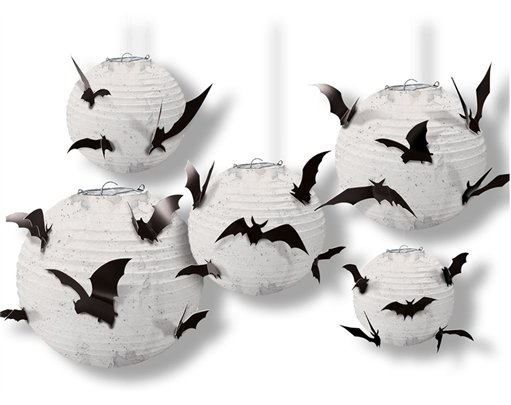 PAPER LANTERNS WITH BATS