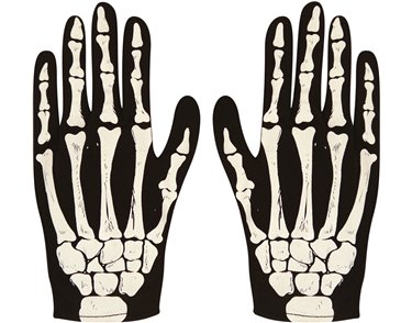 CHILD SKELETON GLOVES