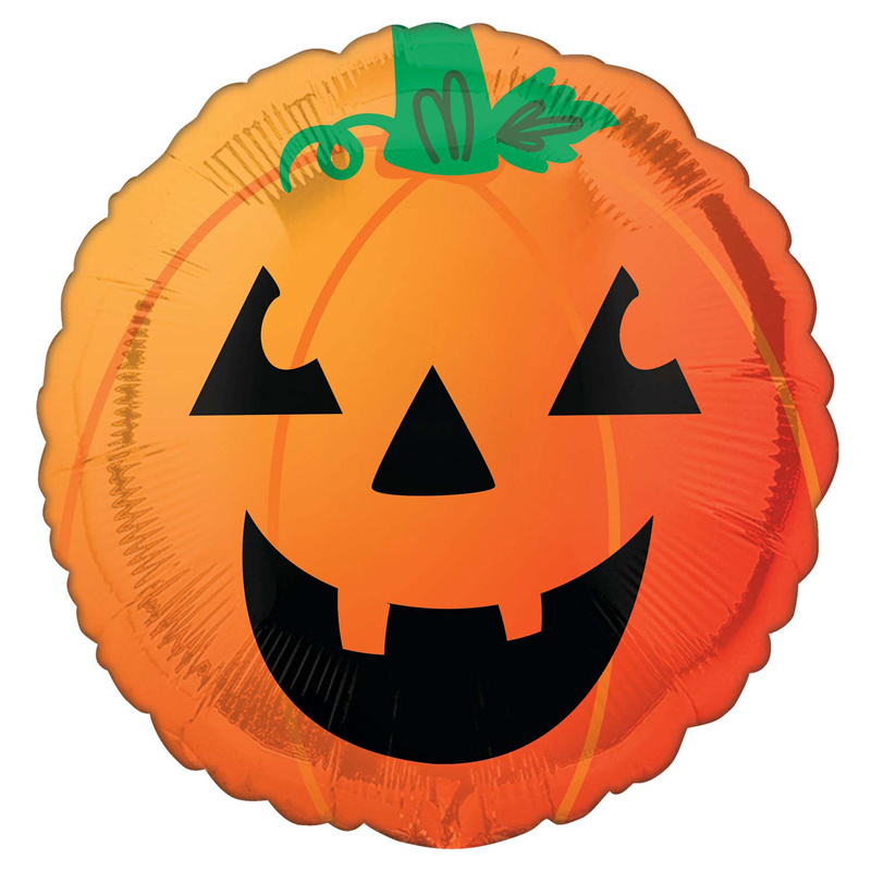 18in FUN & SPOOKY PUMPKIN FOIL BALLOON