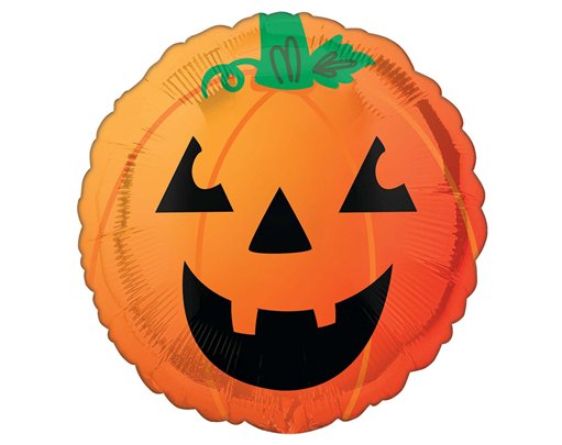 18in FUN & SPOOKY PUMPKIN FOIL BALLOON