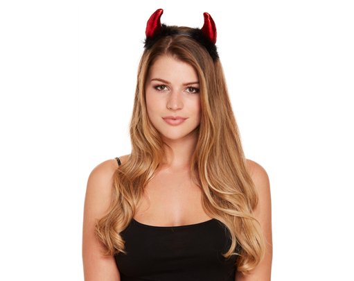 DEVIL HORNS WITH FUR