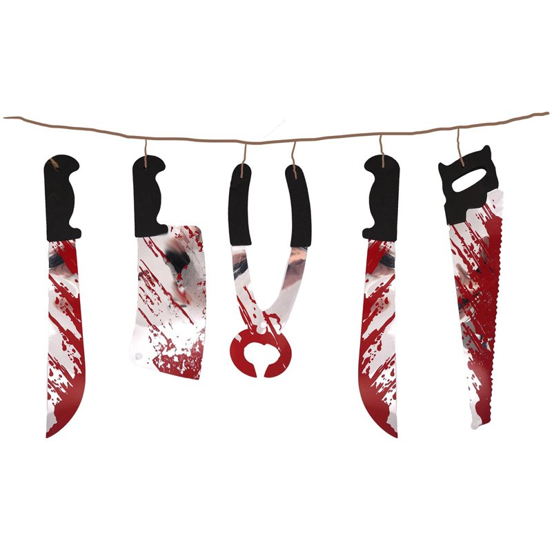 180cm TORTURE TOOLS GARLAND DECORATION