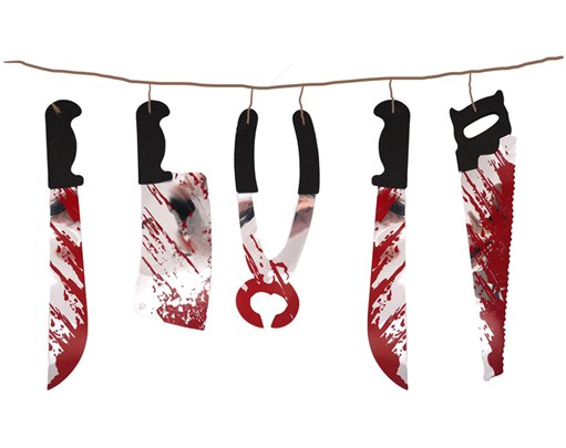 180cm TORTURE TOOLS GARLAND DECORATION