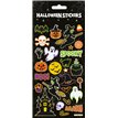 BLACK HALLOWEEN SPOOKY STICKERS