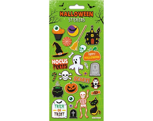 GREEN HOCUS POCUS STICKERS