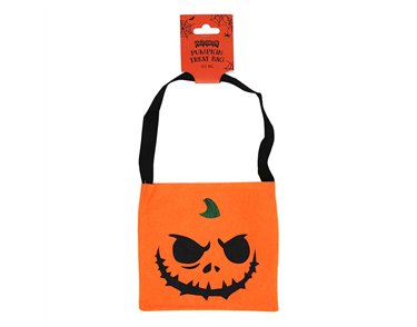 HALLOWEEN PUMPKIN FELT BAG