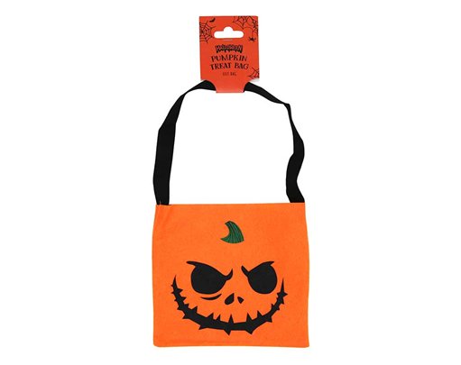 HALLOWEEN PUMPKIN FELT BAG