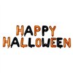 HAPPY HALLOWEEN FOIL BALLOON BANNER