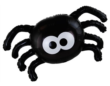 HALLOWEEN SPIDER SHAPED FOIL BALLOON
