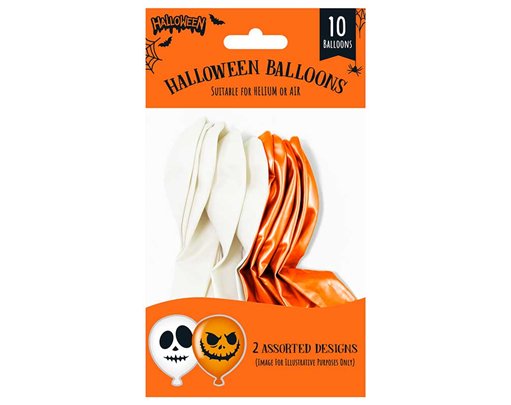 10PK HALLOWEEN ASST BALLOONS