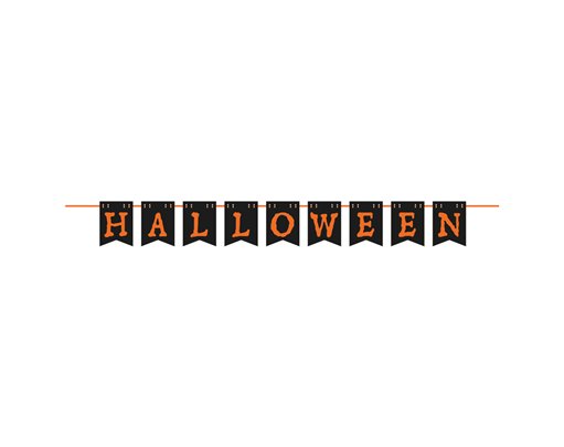 HALLOWEEN PAPER BANNER