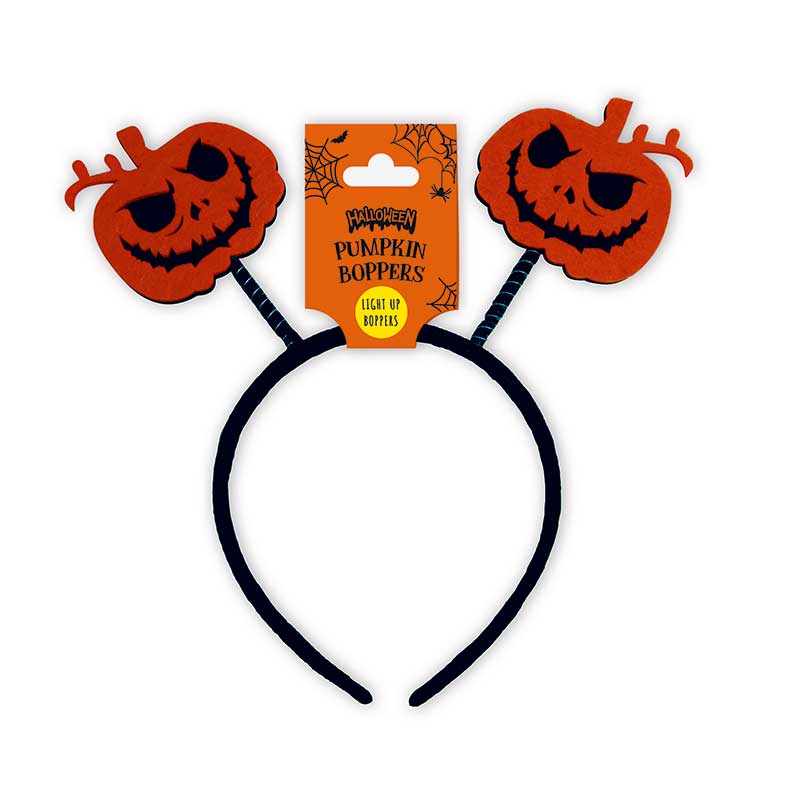 PUMPKIN LIGHT UP HEAD BOPPERS