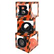 HALLOWEEN ORANGE/BLACK BALLOON BOX