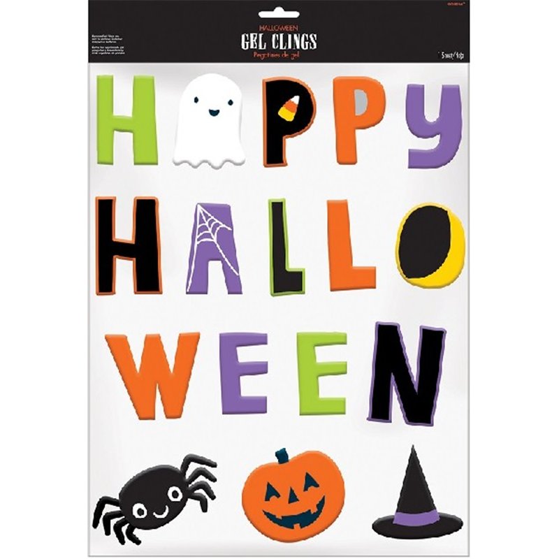 HALLOWEEN FRIEND GEL CLINGS