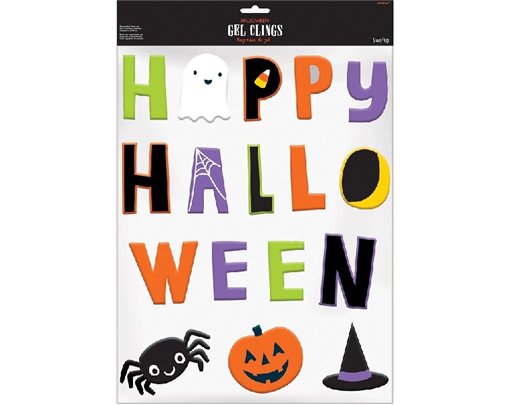 HALLOWEEN FRIEND GEL CLINGS