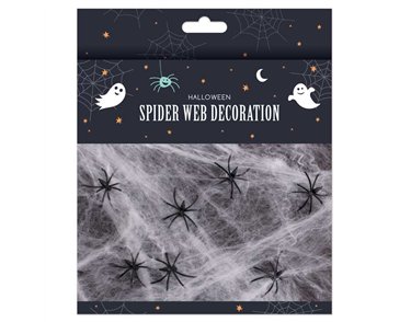 HALLOWEEN SPIDER WEB DECORATION