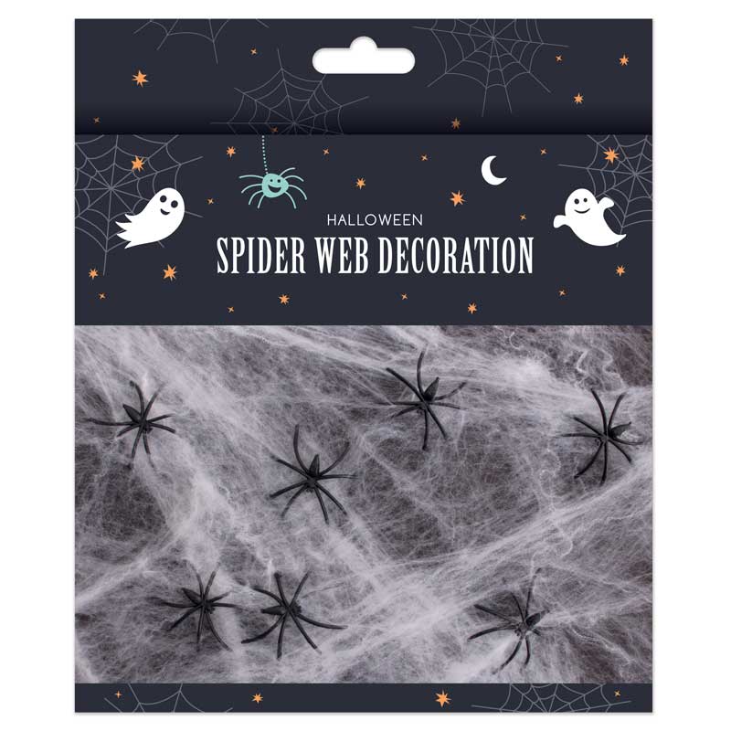 HALLOWEEN SPIDER WEB DECORATION