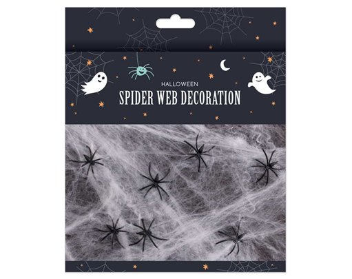 HALLOWEEN SPIDER WEB DECORATION