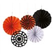5PK HALLOWEEN HANGING PAPER DECORATIONS