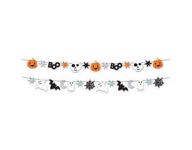 2m HALLOWEEN PAPER BUNTING