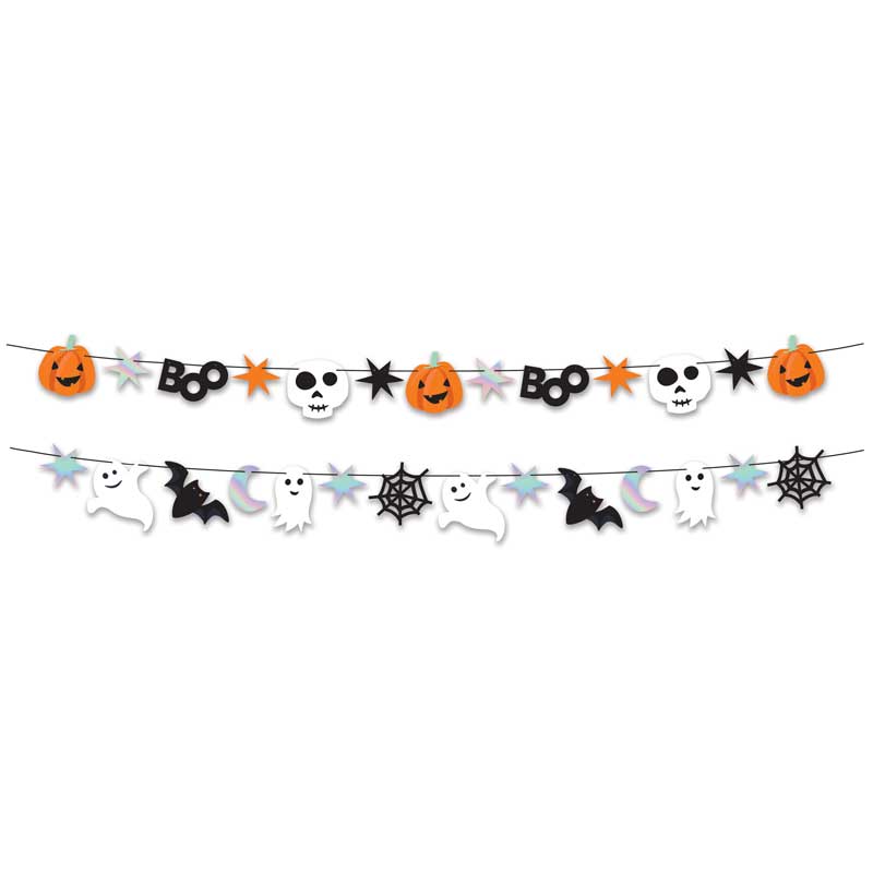 2m HALLOWEEN PAPER BUNTING